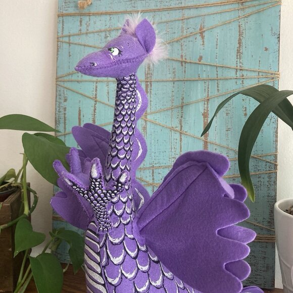 Annalee Purple Dragon Doll Halloween Retired 2020 Fantasy...